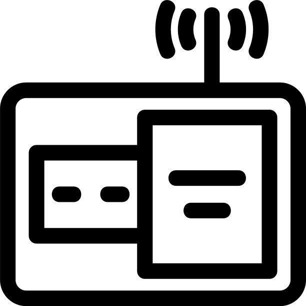 卫星无线电图标或标志孤立标志符号图片下载