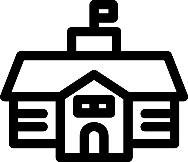 学校标志或标志孤立标志符号图片下载