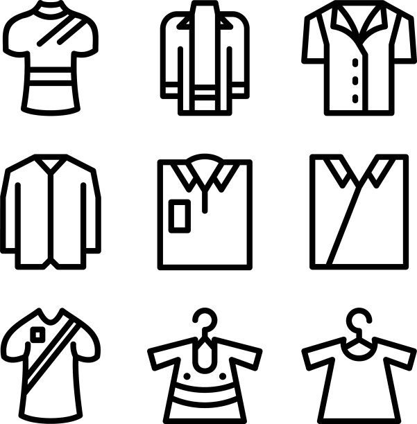 衬衫图标或标志孤立标志符号图片下载