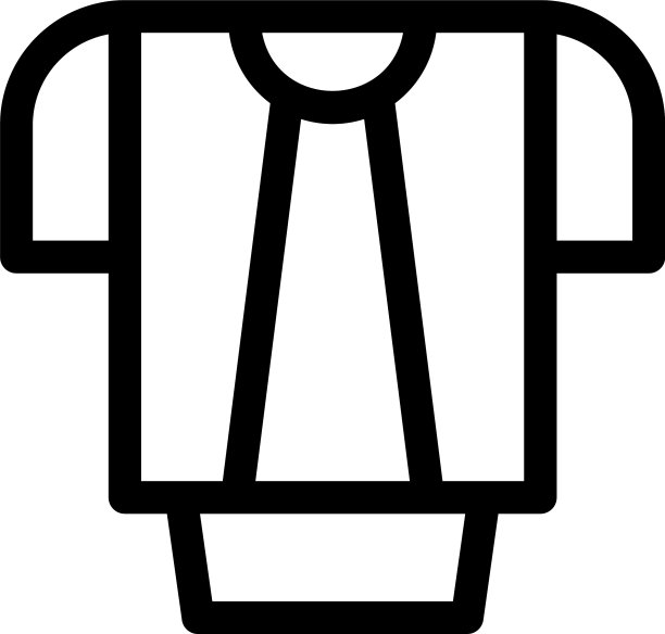 衬衫图标或标志孤立标志符号图片下载