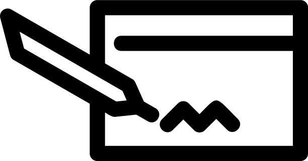 签名图标或标志孤立的标志符号图片下载