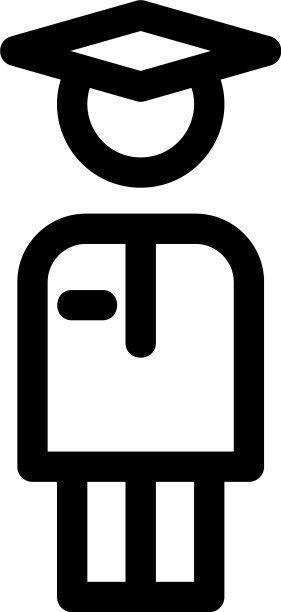 学生图标或标志孤立符号符号图片下载