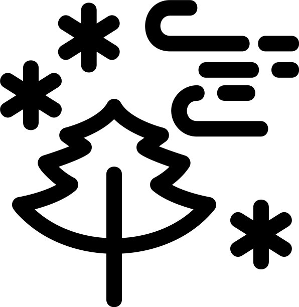 冬季标志或标志孤立标志符号图片下载