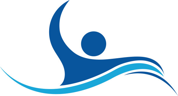 游泳运动标志概念元素图片下载
