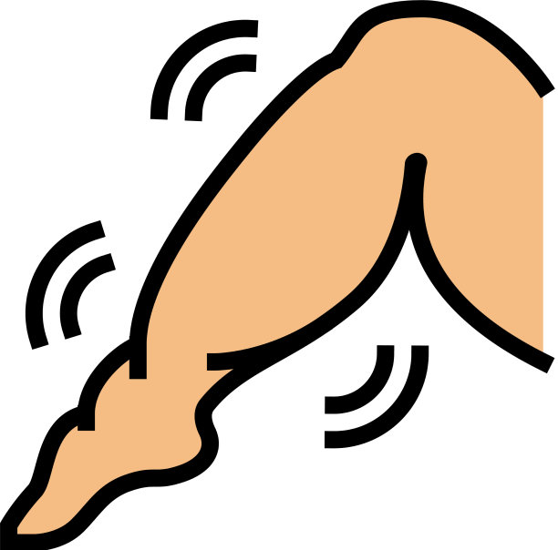 小腿肌肉水肿颜色图标图片下载