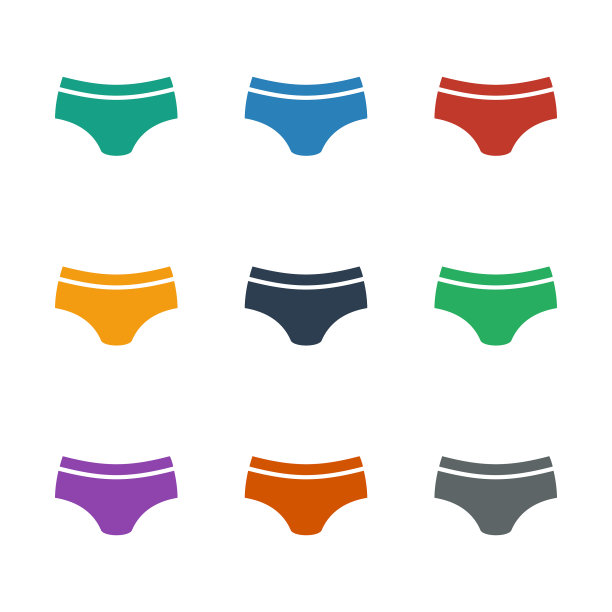 男士内衣图标白色背景图片下载