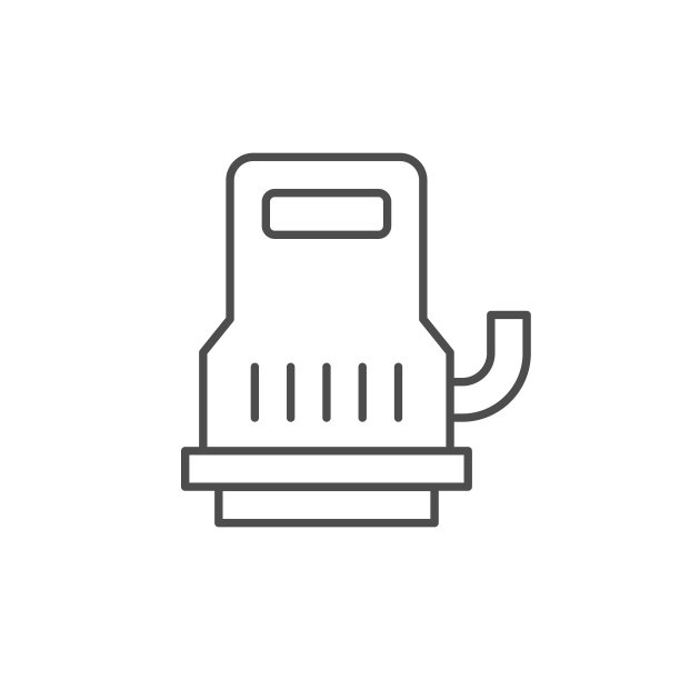 排水泵管线轮廓图标图片下载