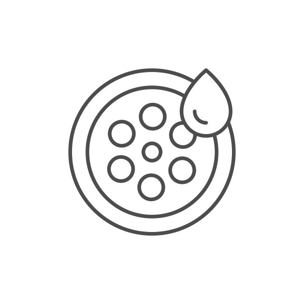 排水孔轮廓线图标图片下载