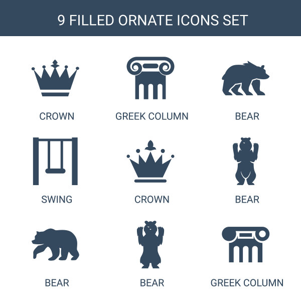 华丽的图标图片下载