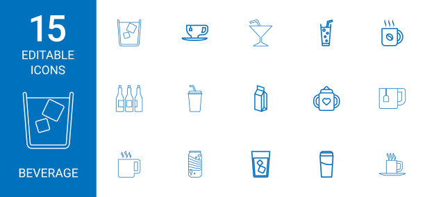 15饮料图标图片下载