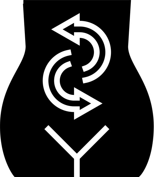 消化食物字形图标图片下载