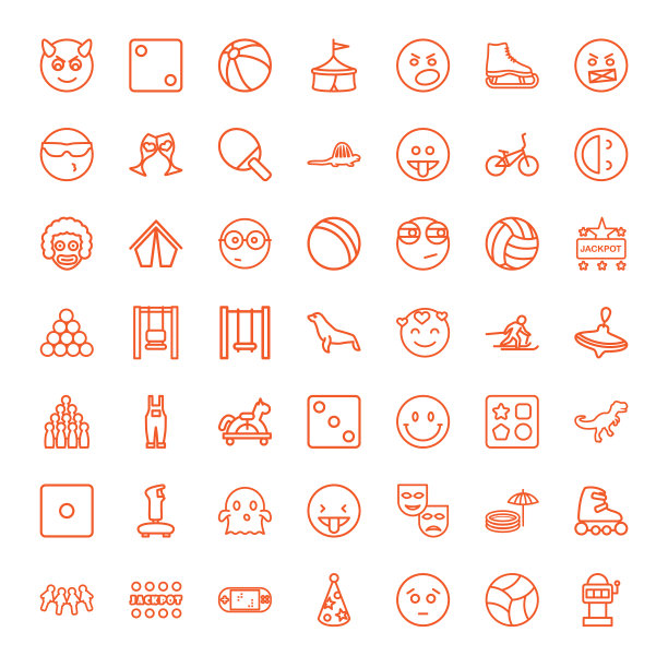 49个有趣的图标图片下载