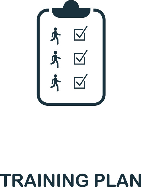 培训计划图标溢价风格设计图片下载