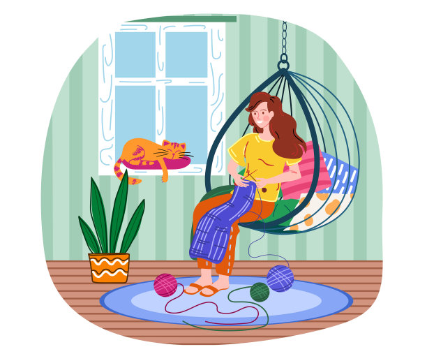 年轻的红发女人物坐在一起图片下载