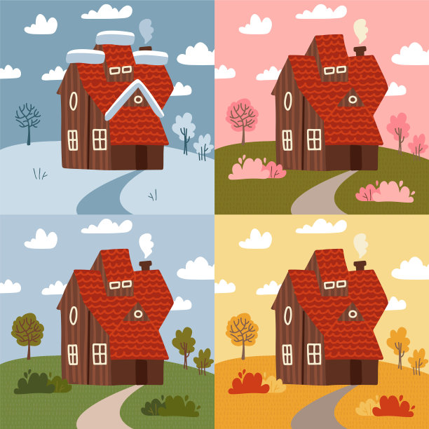 四季定平设计风格概念图片下载