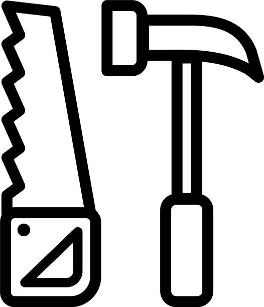 工具锯锤图标图片下载