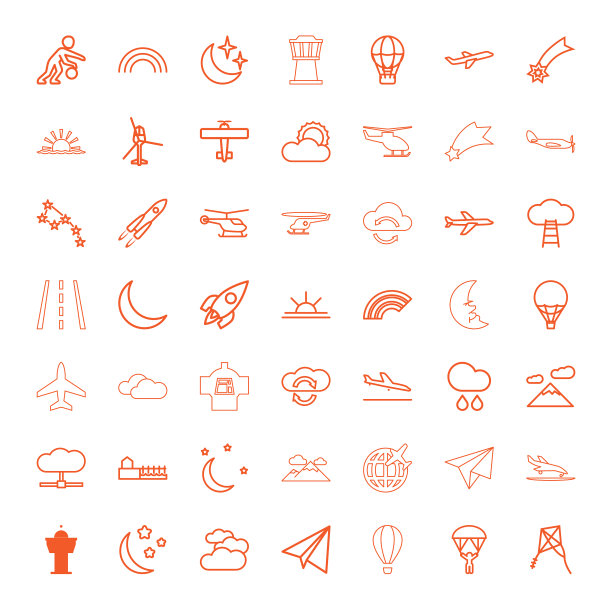 天空的图标图片下载