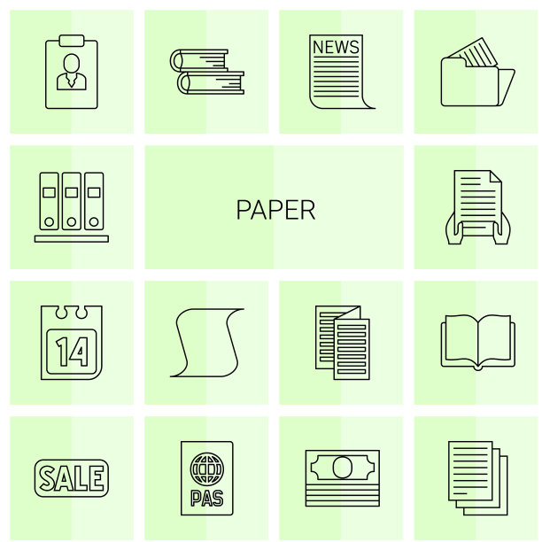 14篇论文图标图片下载