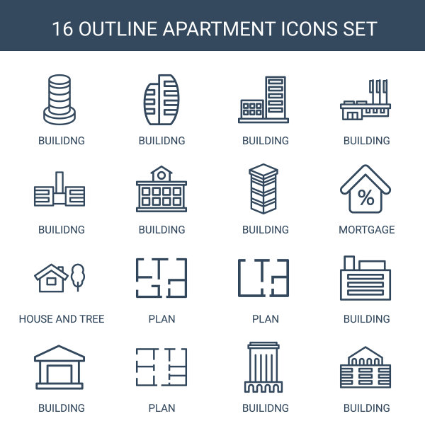 16公寓图标图片下载