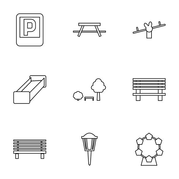 9户外图标图片下载