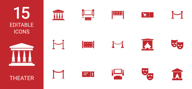 剧院的图标图片下载