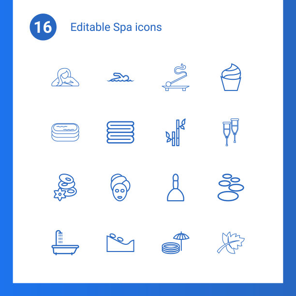 水疗中心图标图片下载