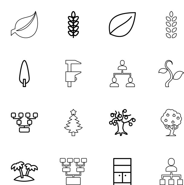 16树图标图片下载