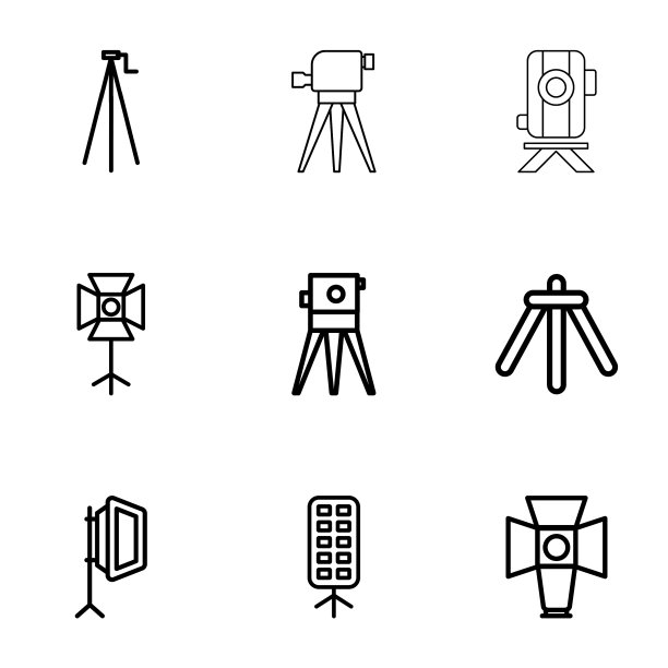 三脚架的图标图片下载