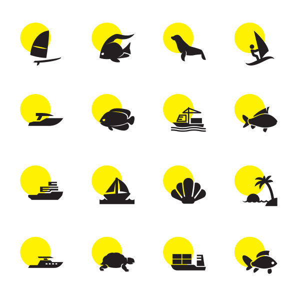 16海洋图标图片下载