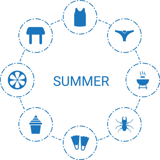 夏天的图标图片下载