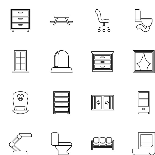 室内的图标图片下载