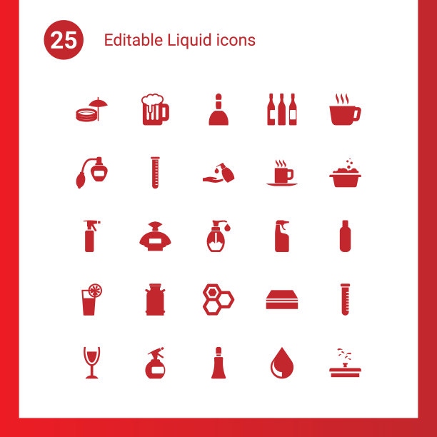 液体的图标图片下载