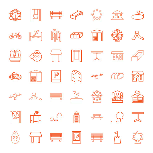 公园的图标图片下载