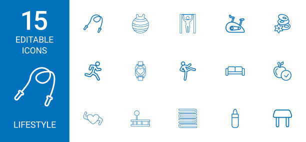 生活方式的图标图片下载