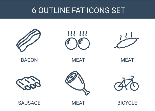 6脂肪图标图片下载