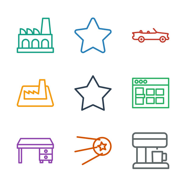 9当代图标图片下载