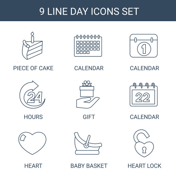 9天的图标图片下载