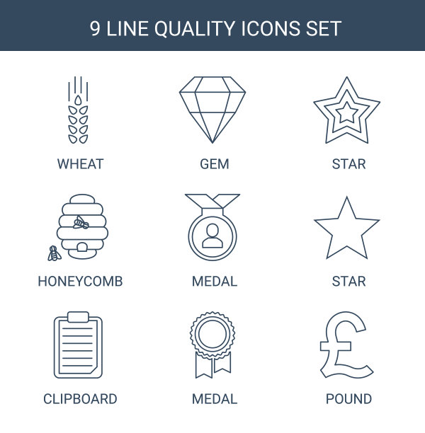 9质量图标图片下载