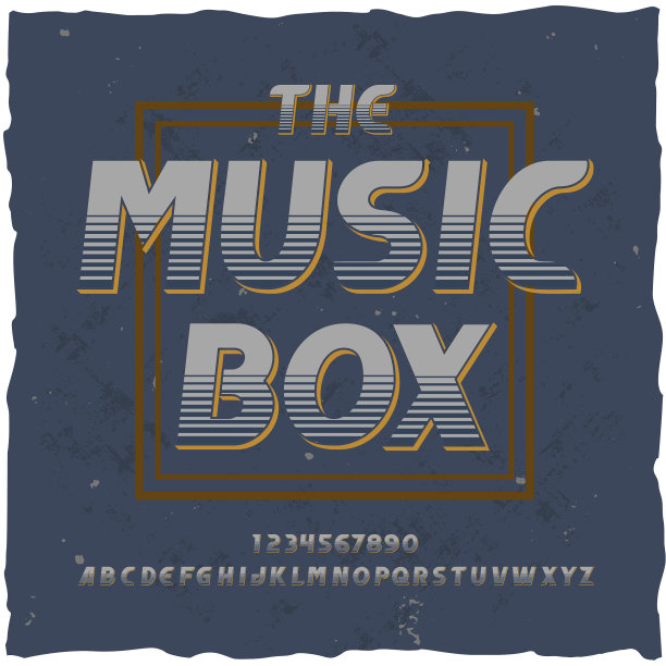 适合任何标签设计的良好手工字体图片下载