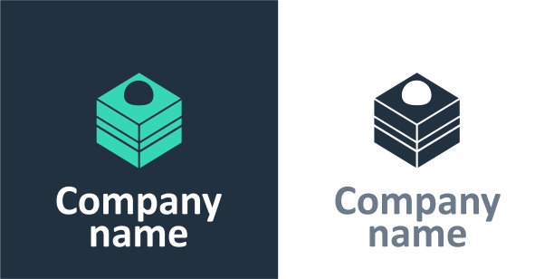 标志类型布朗尼巧克力蛋糕图标隔离上图片下载