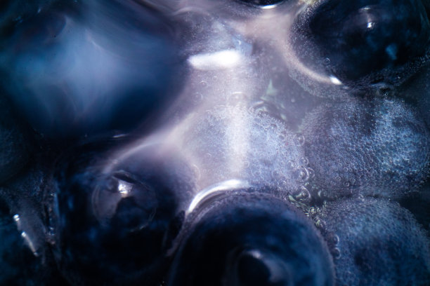 蓝色的零食图片下载