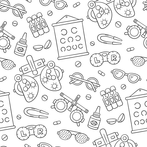 眼科手画套隐形眼镜图片下载