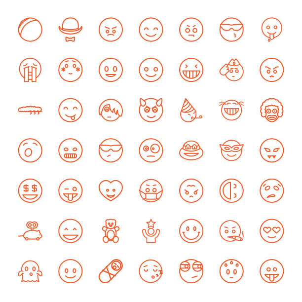 49个有趣的图标图片下载