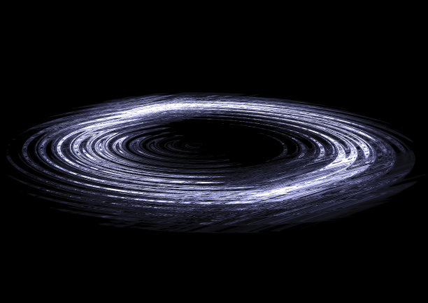 在水面上扩散的抽象涟漪图片下载