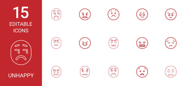 不幸的图标图片下载