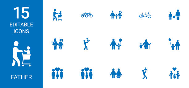 父亲的图标图片下载
