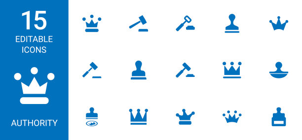 权威的图标图片下载