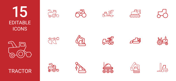 拖拉机的图标图片下载