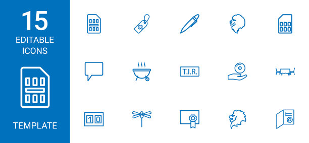 15模板图标图片下载