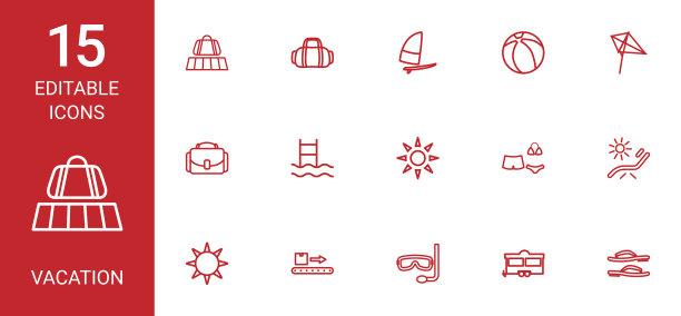 15个假期图标图片下载